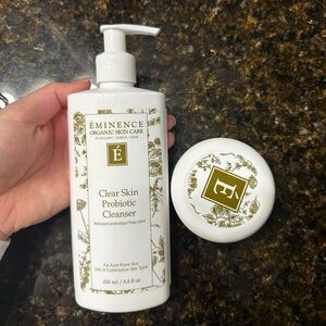 Eminence Stone Crop whip moisturizer + Clear skin probiotic cleaners